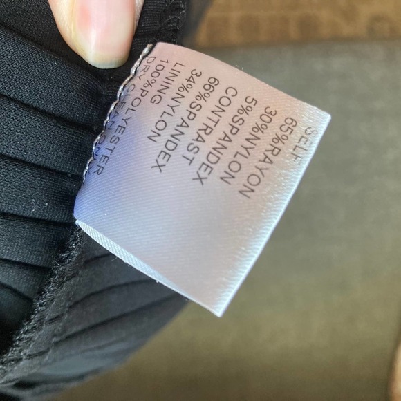 Tadashi Shoji MALIAH COLD-SHOULDER PINTUCK JERSEY DRESS - Picture 15 of 15